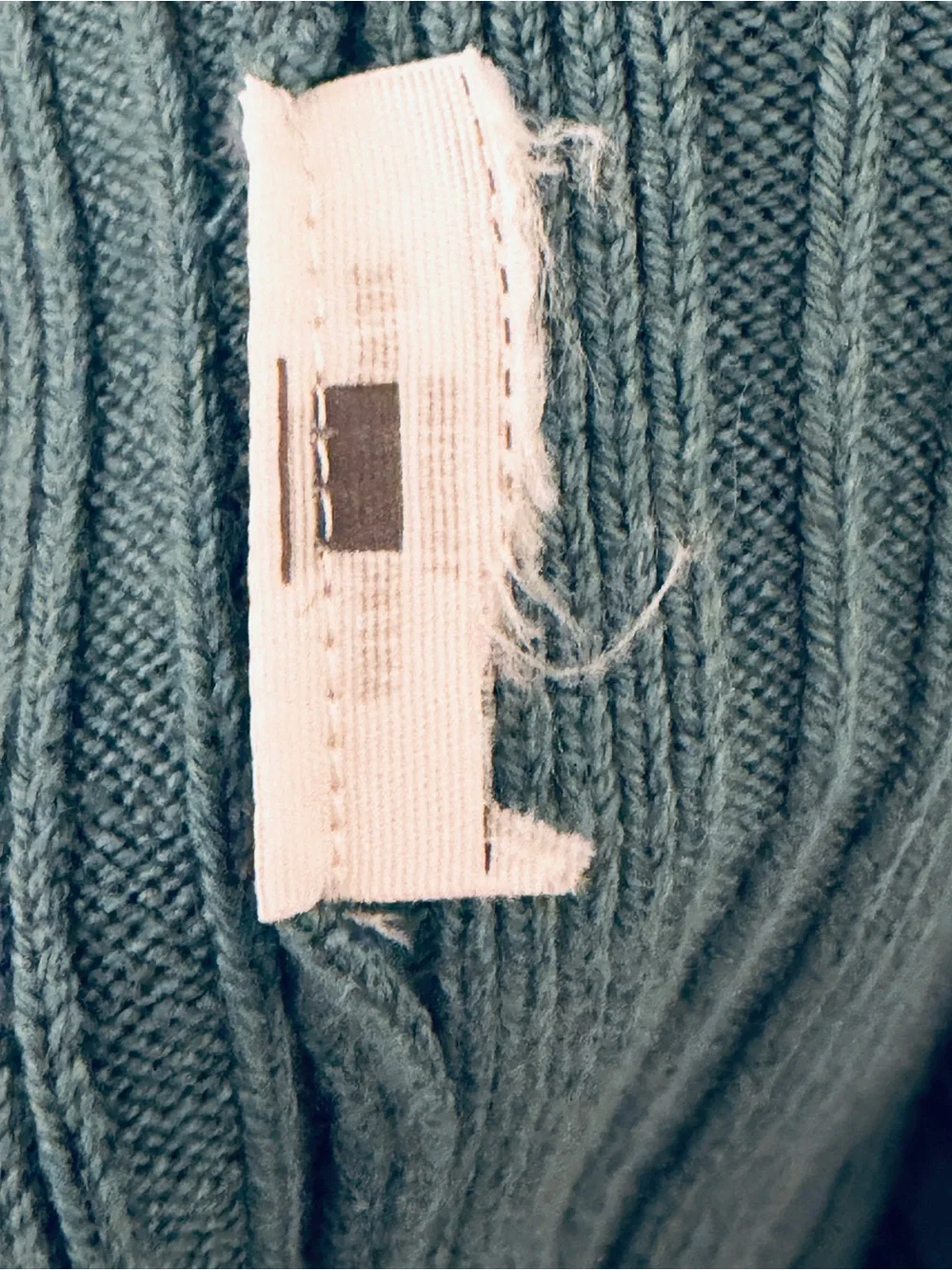 Abercrombie & Fitch Ribbed Knit Maxi Tank Dress Teal S